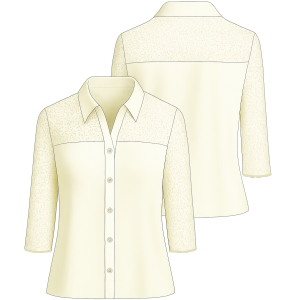 Fashion sewing patterns for LADIES Shirts Shirt 10095